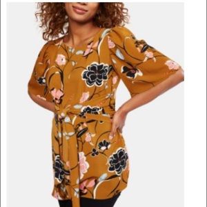 Motherhood Maternity Tie Front Top